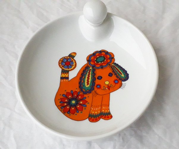Assiette à bouillie pour bébé vintage