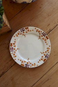 Antique ironstone dessert plate from Creil and Montereau – Achille model