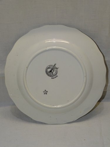 -ASSIETTE A DESSERT CERAMIQUE MOULIN DES LOUPS HAMAGE ANCIENNE MOIS de MAI   D