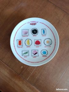 assiette a dessert haribo publicitaire 