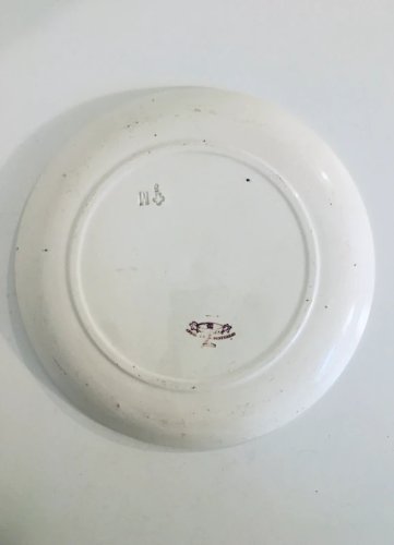 Assiette ancienne Creil et Montereau