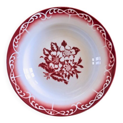 Assiette ancienne Digoin et Sarreguemines collection Prosper