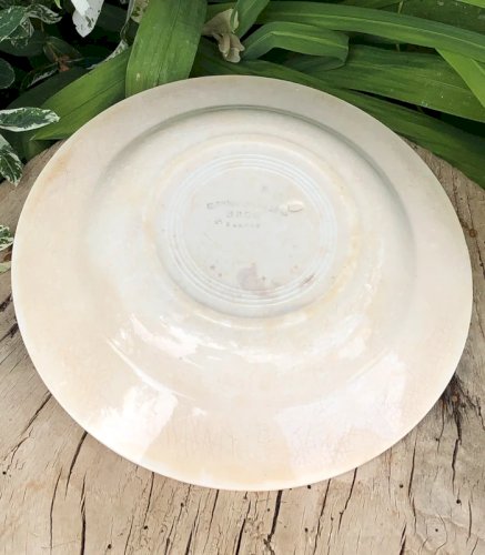 Assiette ancienne HBCM