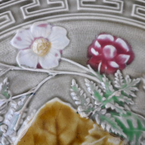 Assiette barbotine Choisy