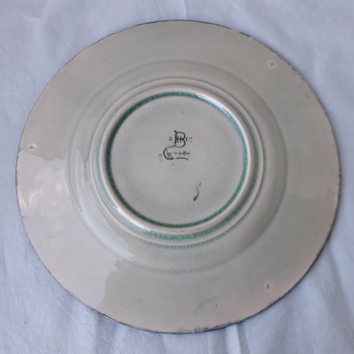 Assiette barbotine Choisy