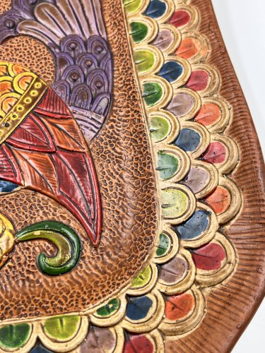 Assiette carrée en céramique Ceramica del Convento