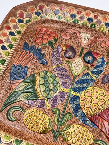 Assiette carrée en céramique Ceramica del Convento