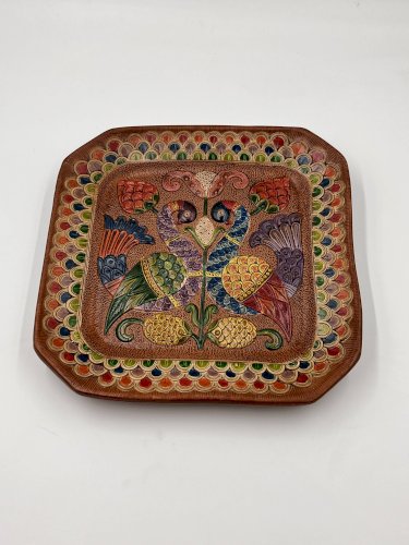 Assiette carrée en céramique Ceramica del Convento