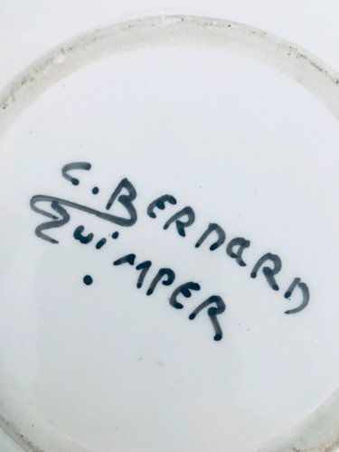 Assiette C.Bernard Quimper