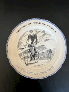 Plate Choisy le Roi History of the Tour de France Bicycle No. 7 1923 Pélissier
