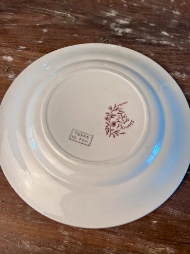 Assiette Clairefontaine S&G modèle Flowers