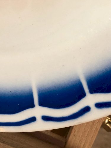 Assiette creuse ancienne Badonviller