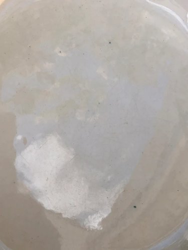 Assiette creuse blanche L Amandinoise