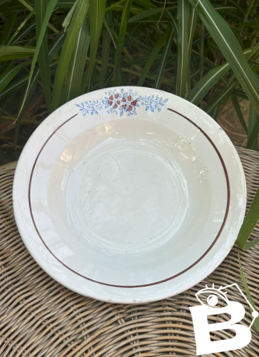 Assiette creuse rétro vintage