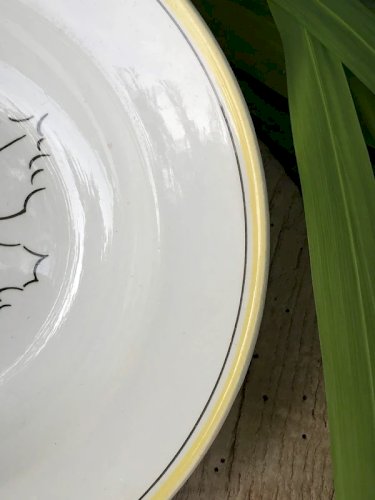 Assiette creuse vintage Badonviller