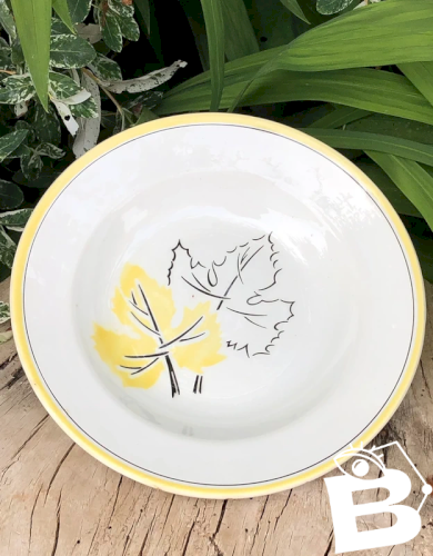 Assiette creuse vintage Badonviller