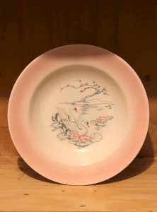 Assiette creuse vintage en céramique Italienne