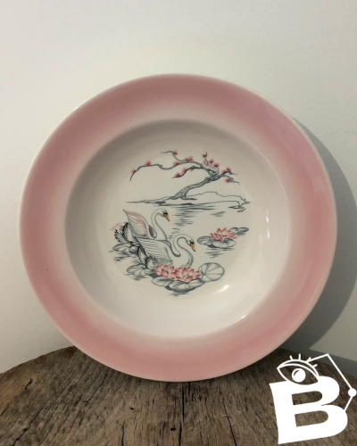 Assiette creuse vintage en céramique Italienne