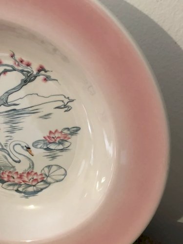 Assiette creuse vintage en céramique Italienne