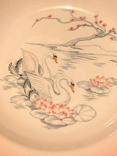 Assiette creuse vintage en céramique Italienne