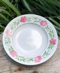 Assiette creuse vintage Moulin des Loups