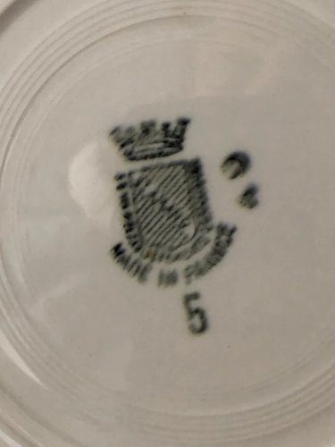 Assiette creuse vintage St Amand