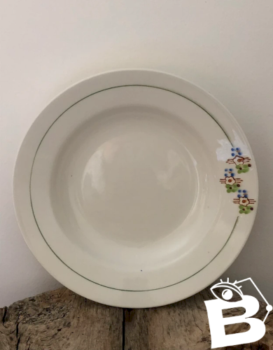 Assiette creuse vintage St Amand