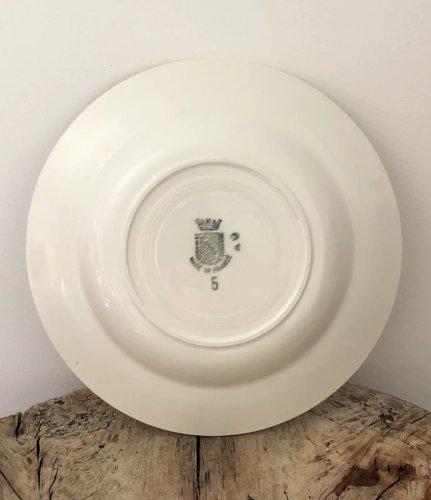 Assiette creuse vintage St Amand