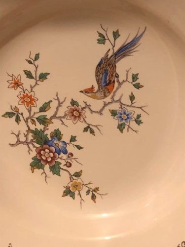 Assiette creuse vintage