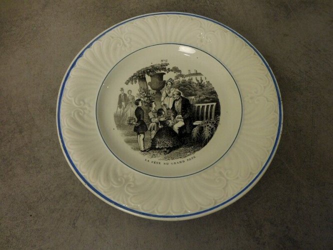 ASSIETTE DE COLLECTION LA FETE DU GRAND PAPA N11