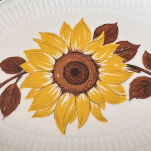 Assiette de présentation vintage