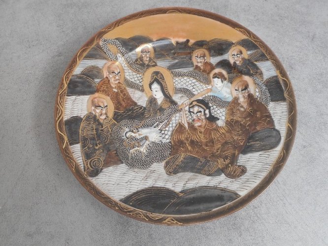 ASSIETTE DECOR JAPONAIS