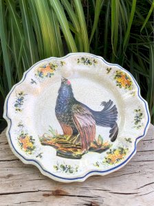 Vintage decorative plate made in Italy