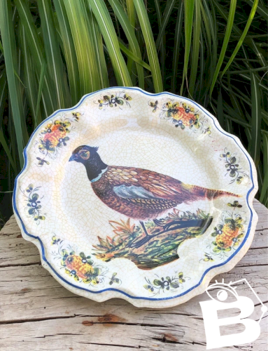 Assiette décorative vintage made in Italy