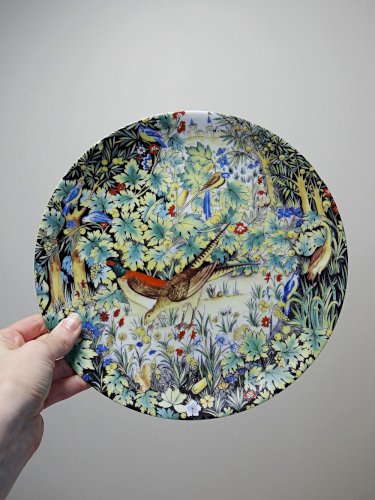 Assiette edition limitée Haviland & Parlon 1976 Limoges "Enchanted forest"