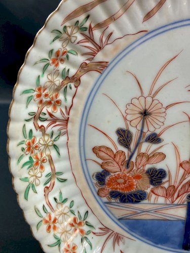 Assiette en porcelaine de Chine XIXe