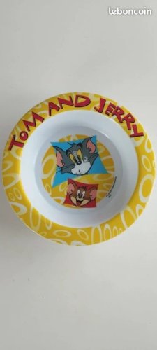 assiette enfant tom and jerry 