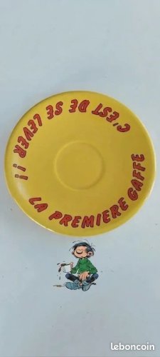 Assiette gaston lagaffe vintage collector
