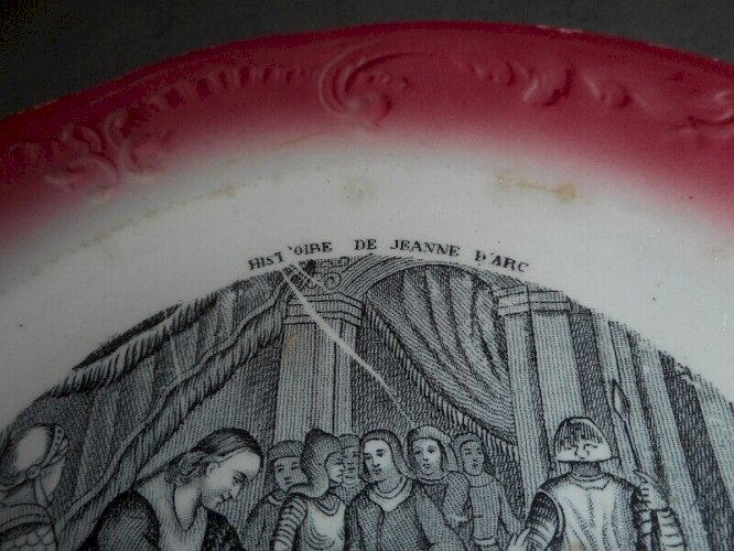ASSIETTE JEANNE D'ARC GIEN