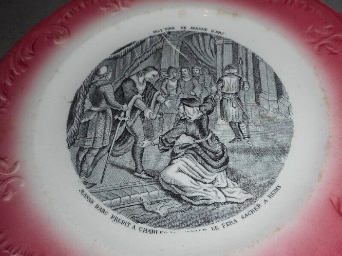 ASSIETTE JEANNE D'ARC GIEN
