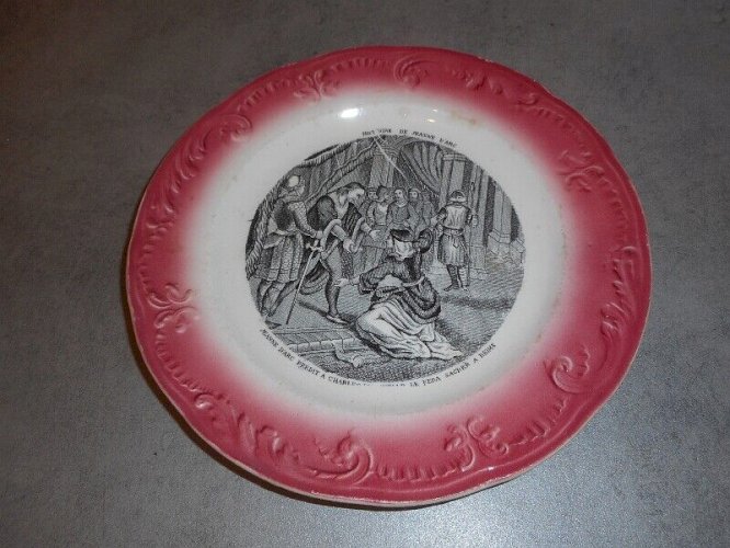 ASSIETTE JEANNE D'ARC GIEN