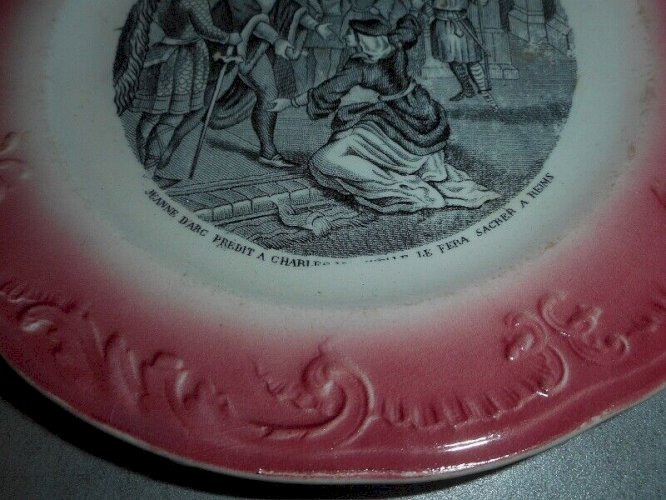 ASSIETTE JEANNE D'ARC GIEN