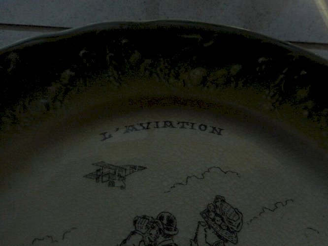 ASSIETTE LUNEVILLE KG FRANCE L'AVIATION