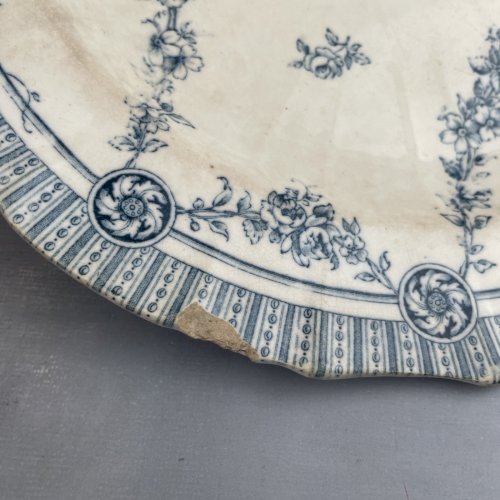 Assiette MINTONS décor NAPIER oiseau distribué par Emile Bourgeois Diam. ~26cm