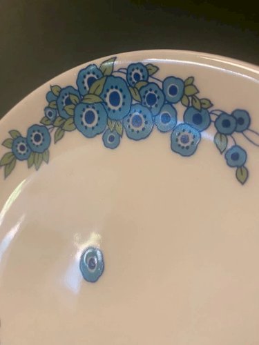 Assiette montée vintage