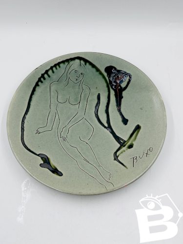 Assiette murale Buxo 1960