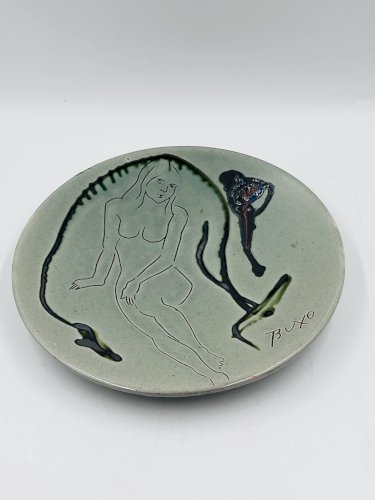 Assiette murale Buxo 1960