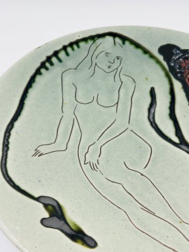 Assiette murale Buxo 1960