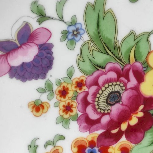 Assiette ou corbeille décorative à bords ajourés, Vintage