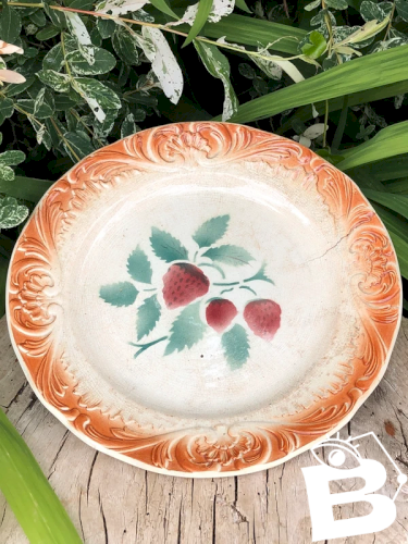Assiette plate ancienne Digoin